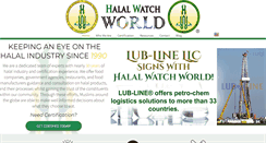 Desktop Screenshot of halalwatchworld.org